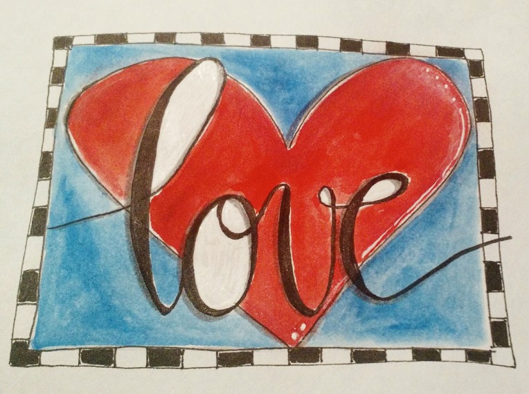 BAJ:Doodle 101: LOVE:Color:Sue Carroll